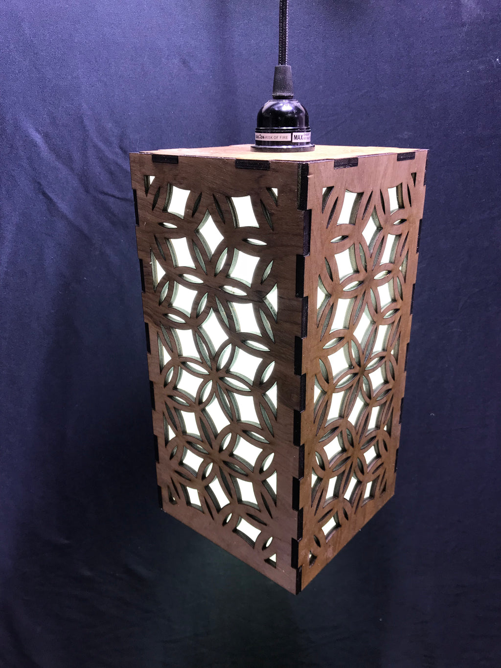 Flower of life style lamp