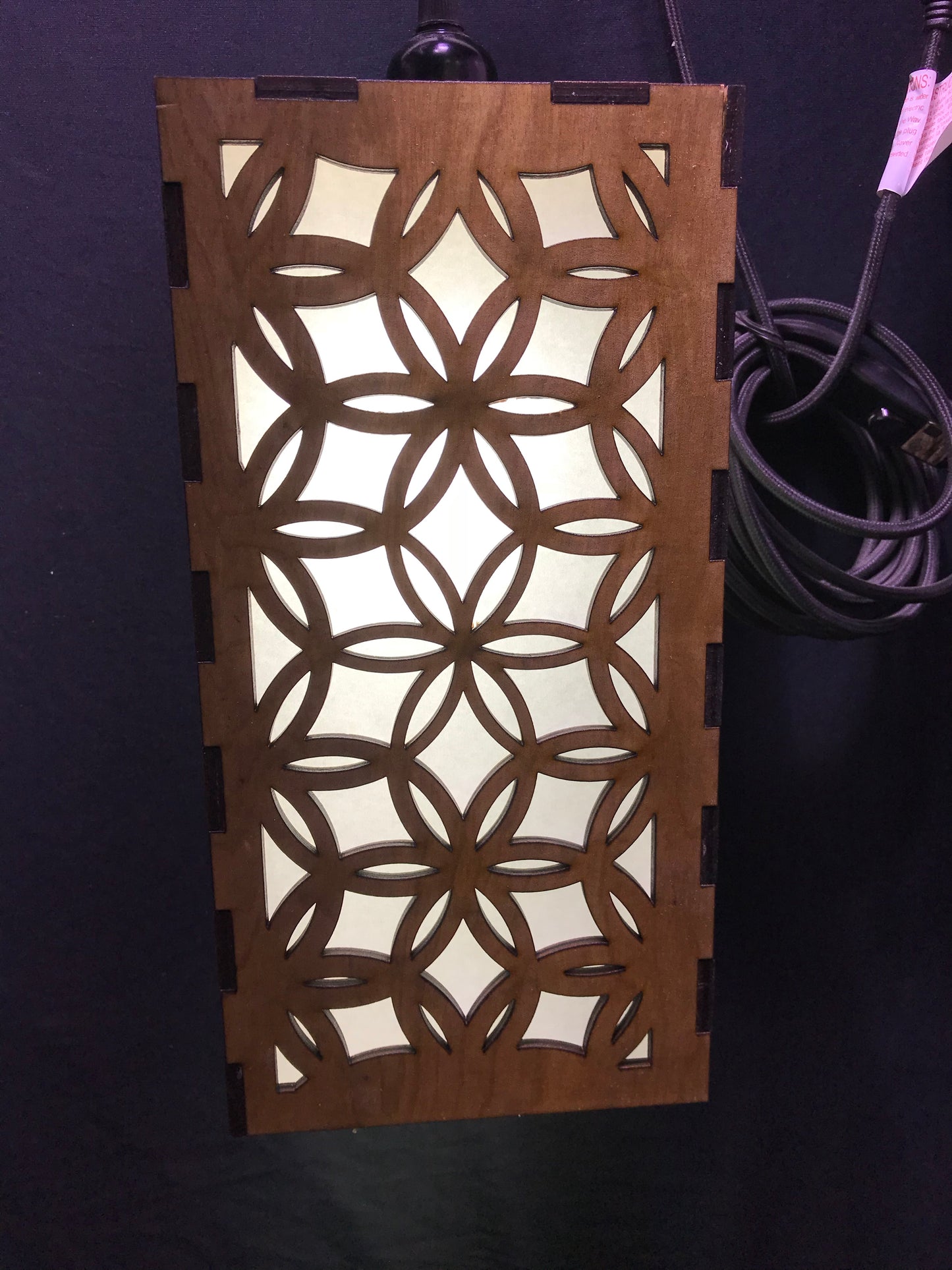 Flower of life style lamp